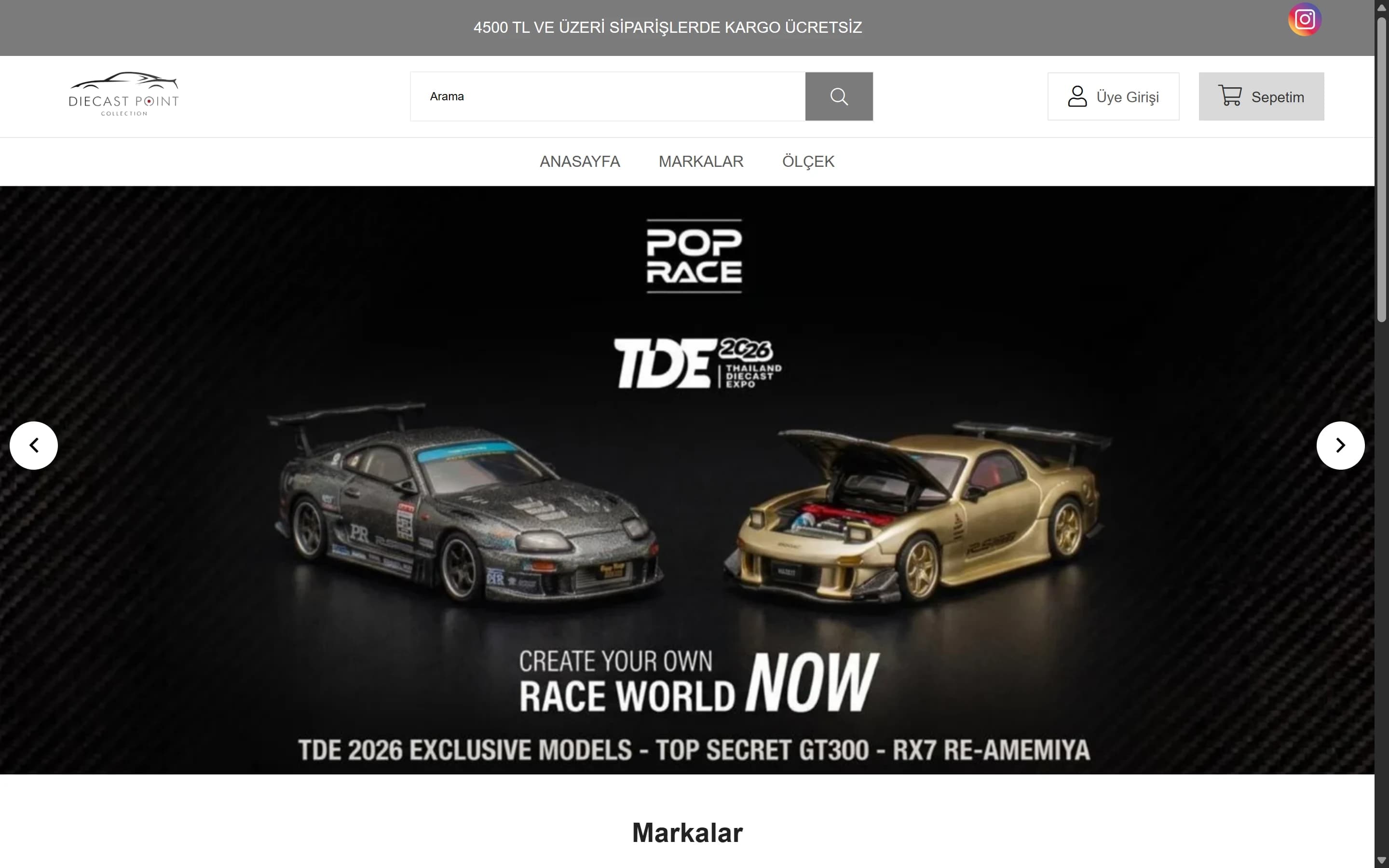 Diecast Point Ticimax projesi