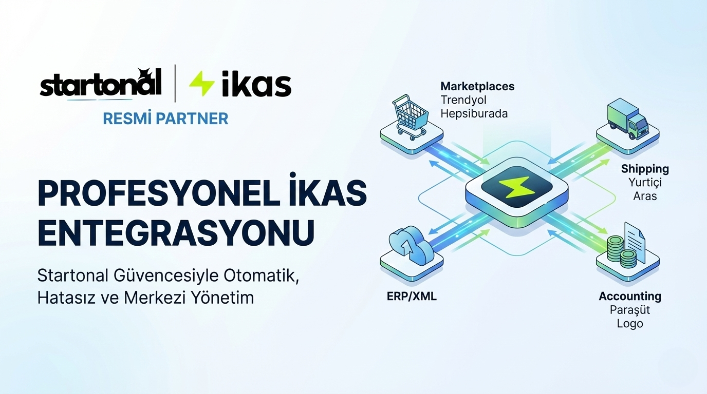 Startonal Profesyonel İkas Entegrasyon Hizmeti ve Resmi Partnerlik